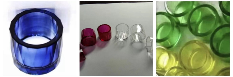 sapphire-ruby 99.999％ Purity White Sapphire Ruby , Sapphire Crucible Cuvette Green Blue Yellow