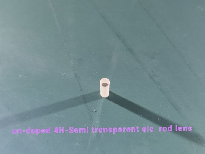 pl33716616-remark Polished Undoped 4h Semi Sic Single Crystal Rod Lens high purity