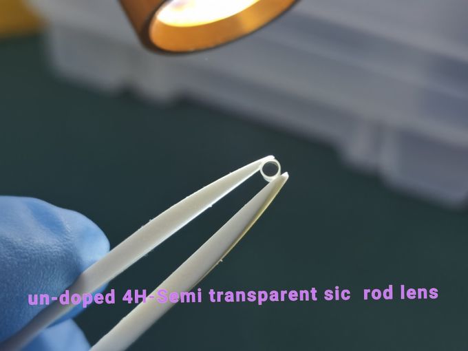 pl33716618-remark Polished Undoped 4h Semi Sic Single Crystal Rod Lens high purity